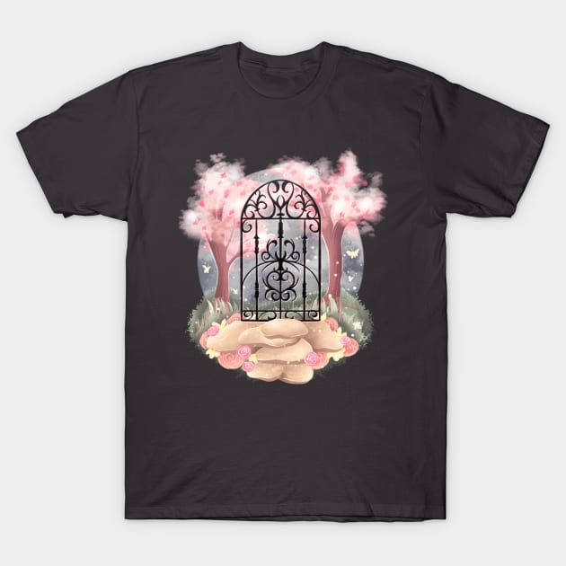 ENCHANTED GARDEN T-Shirt by Catarinabookdesigns